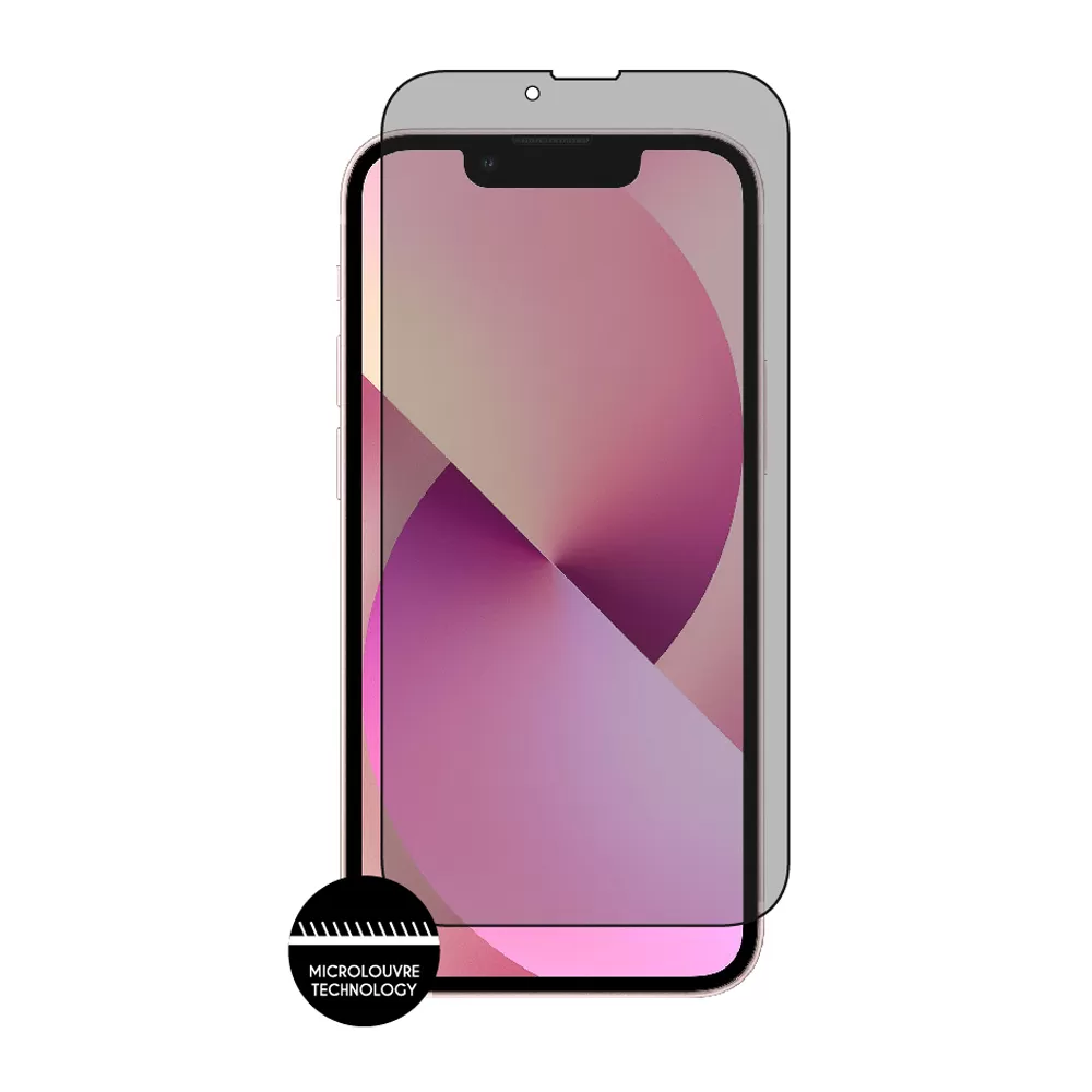 IDOL 1991 PRIVACY ANTISPY TEMPERED GLASS IPHONE 13 MINI 5.4in 9H 0.25mm SEMI CURVED FULL GLUE BLACK - Image 7