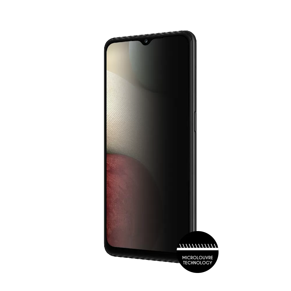 IDOL 1991 PRIVACY ANTISPY TEMPERED GLASS SAMSUNG A12 A125/A12 NACHO A127 6.5in 9H 0.25mm SEMI CURVED FULL GLUE BLACK - Image 6