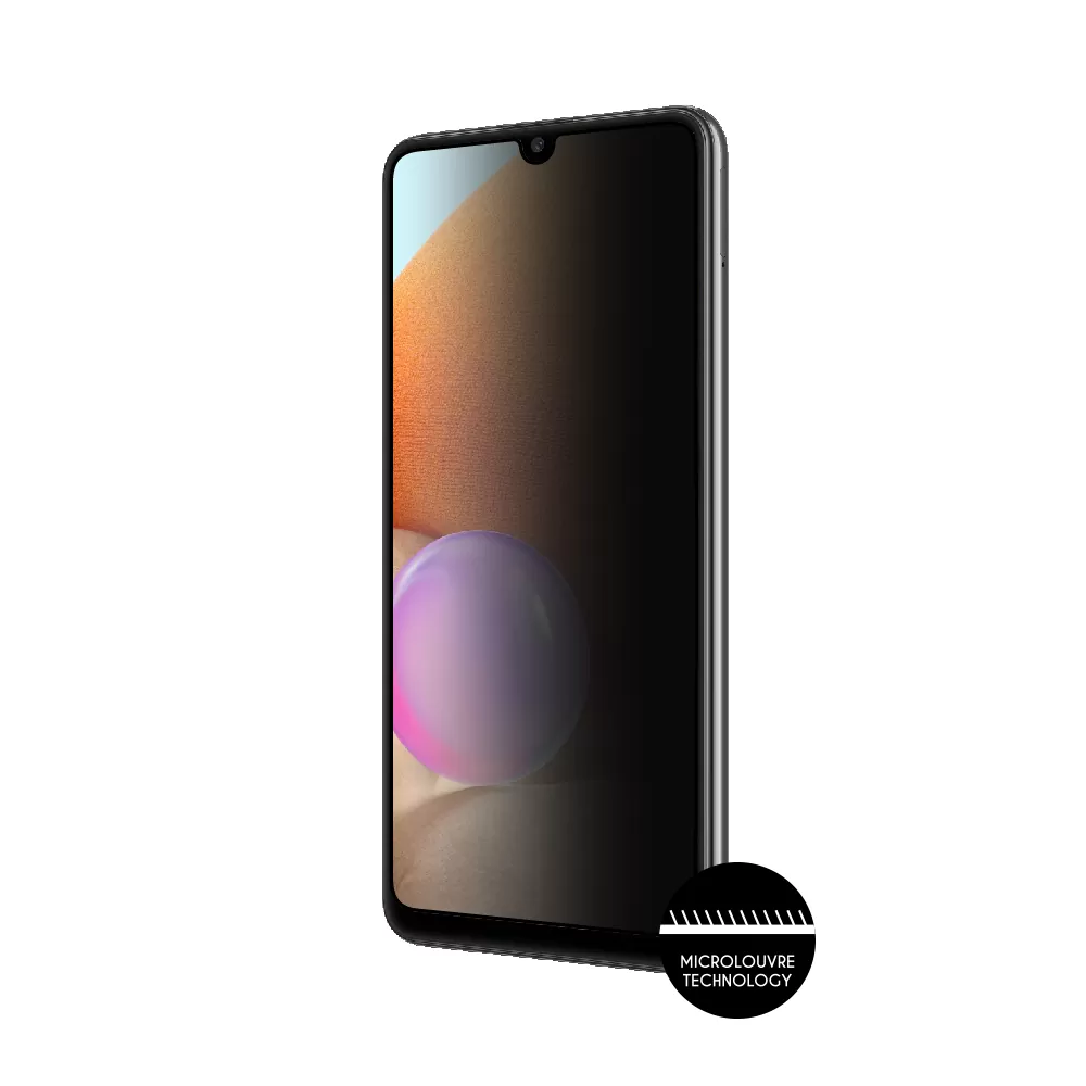 IDOL 1991 PRIVACY ANTISPY TEMPERED GLASS SAMSUNG A32 4G A325 6.4in 9H 0.25mm SEMI CURVED FULL GLUE BLACK - Image 6