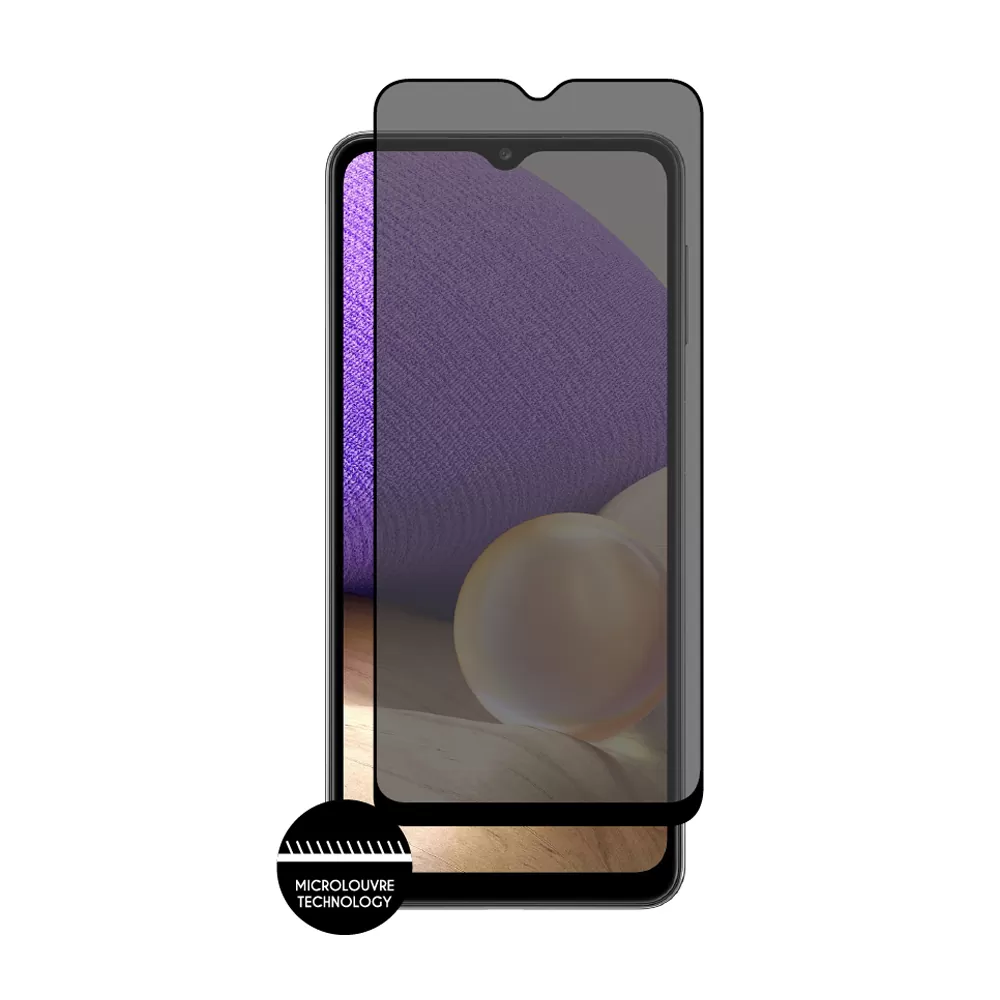 IDOL 1991 PRIVACY ANTISPY TEMPERED GLASS SAMSUNG A32 5G A326 6.5in 9H 0.25mm SEMI CURVED FULL GLUE BLACK - Image 7