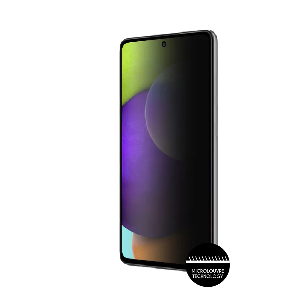IDOL 1991 PRIVACY ANTISPY TEMPERED GLASS SAMSUNG A52S/A52/A525/A526/A528 6.5in 9H 0.25mm SEMI CURVED FULL GLUE BLACK - Image 6