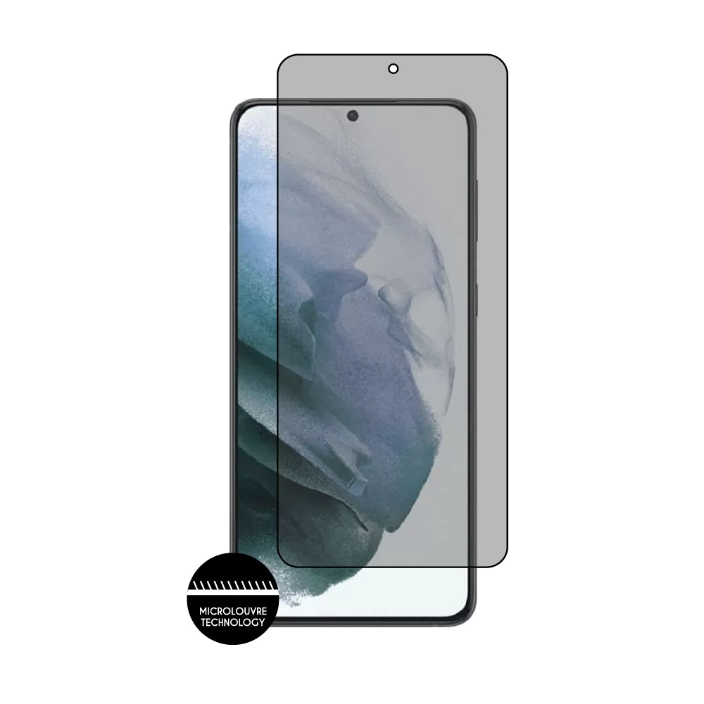 IDOL 1991 PRIVACY ANTISPY TEMPERED GLASS SAMSUNG S21 PLUS 5G G996 6.7in 9H 0.25mm SEMI CURVED FINGER UNLOCK FULL GLUE BLACK - Image 7