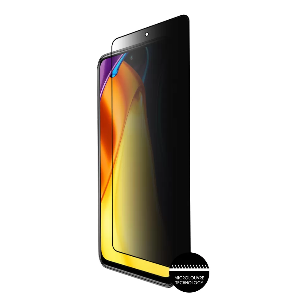 IDOL 1991 PRIVACY ANTISPY TEMPERED GLASS XIAOMI POCO M3 PRO 6.5in 9H 0.25mm SEMI CURVED FULL GLUE BLACK - Image 7