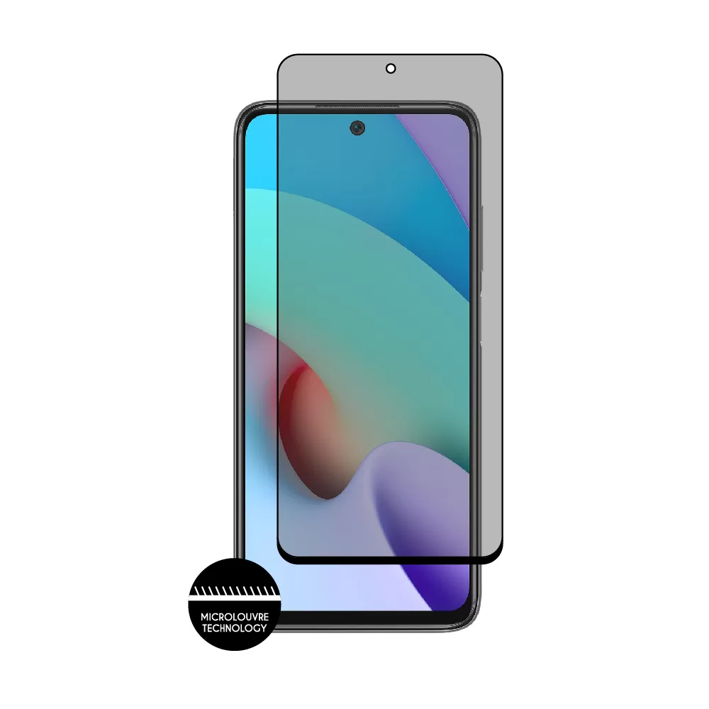 IDOL 1991 PRIVACY ANTISPY TEMPERED GLASS XIAOMI REDMI 10/REDMI 10 6.5in 9H 0.25mm SEMI CURVED FULL GLUE BLACK - Image 7