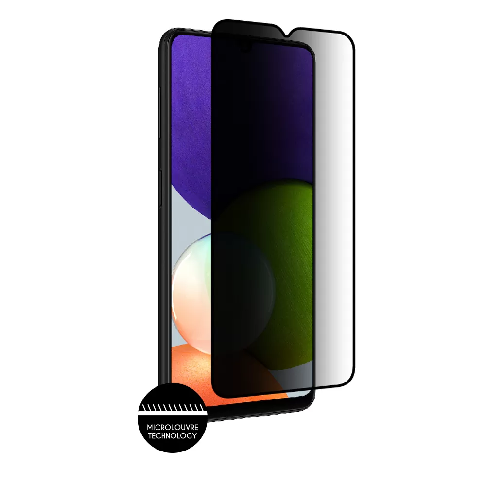 IDOL 1991 PREMIUM PRIVACY ANTISPY TEMPERED GLASS SAMSUNG A22 4G A225 6.4in 9H 0.25mm SEMI CURVED FULL GLUE BLACK - Image 7