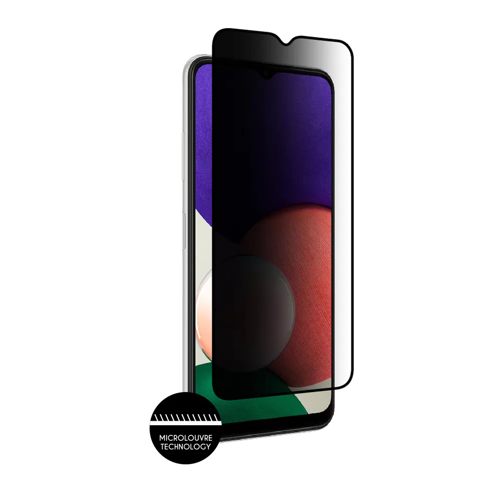 IDOL 1991 PREMIUM PRIVACY ANTISPY TEMPERED GLASS SAMSUNG A22 5G A226 6.6in 9H 0.25mm SEMI CURVED FULL GLUE BLACK - Image 7