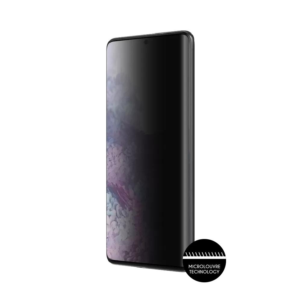 IDOL 1991 PRIVACY ANTISPY TEMPERED GLASS SAMSUNG S20 PLUS G985 6.7in 9H 0.25mm 3D SEMI CURVED EDGE GLUE BLACK - Image 6