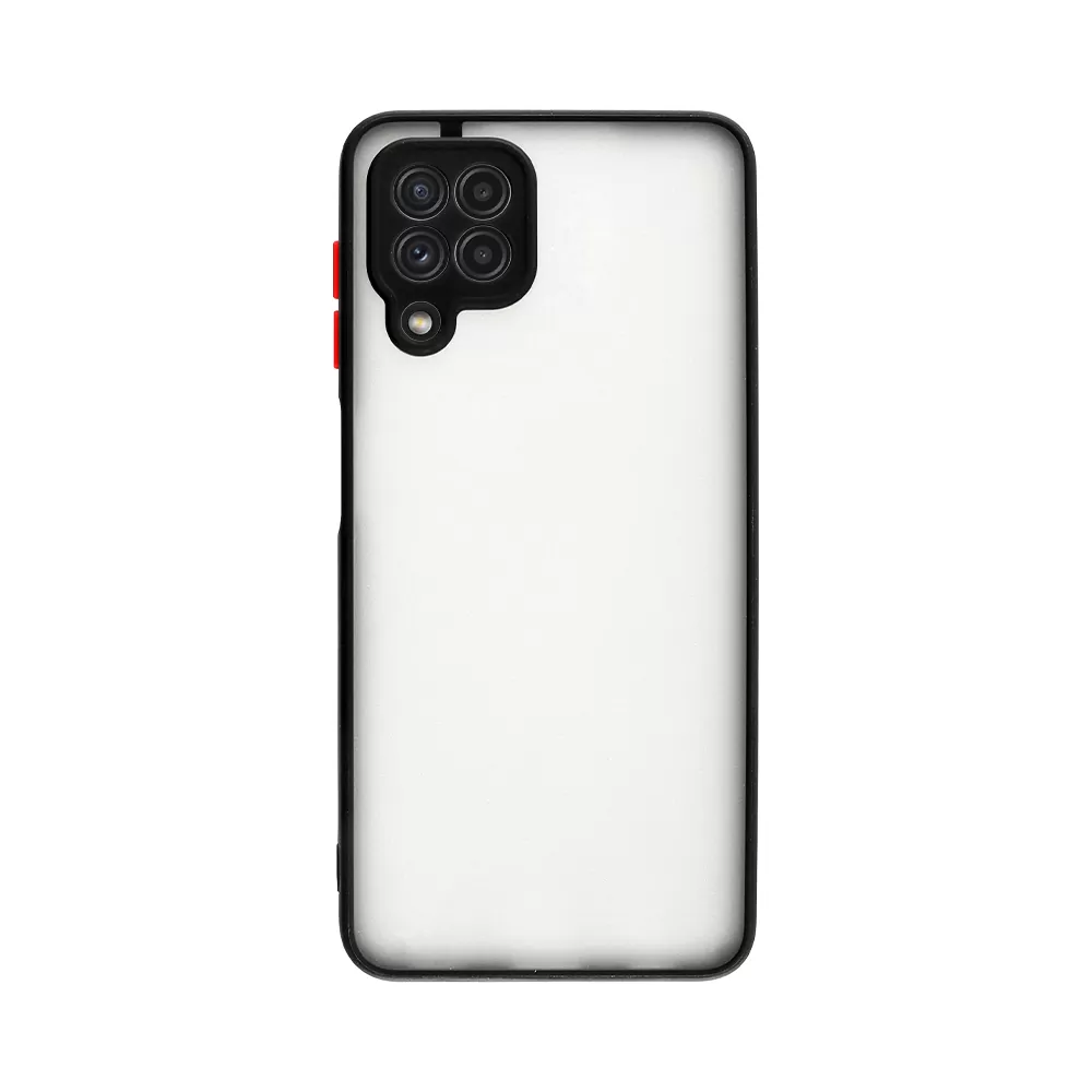 LIME HARDSHELL FUSION ΘΗΚΗ SAMSUNG A22 4G A225 6.4in  FULL CAMERA PROTECTION BLACK WITH RED KEYS - Image 7