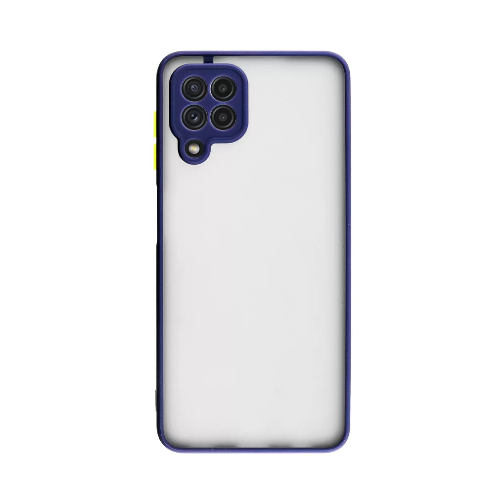 LIME HARDSHELL FUSION ΘΗΚΗ SAMSUNG A22 4G A225 6.4in  FULL CAMERA PROTECTION BLUE WITH YELLOW KEYS - Image 7