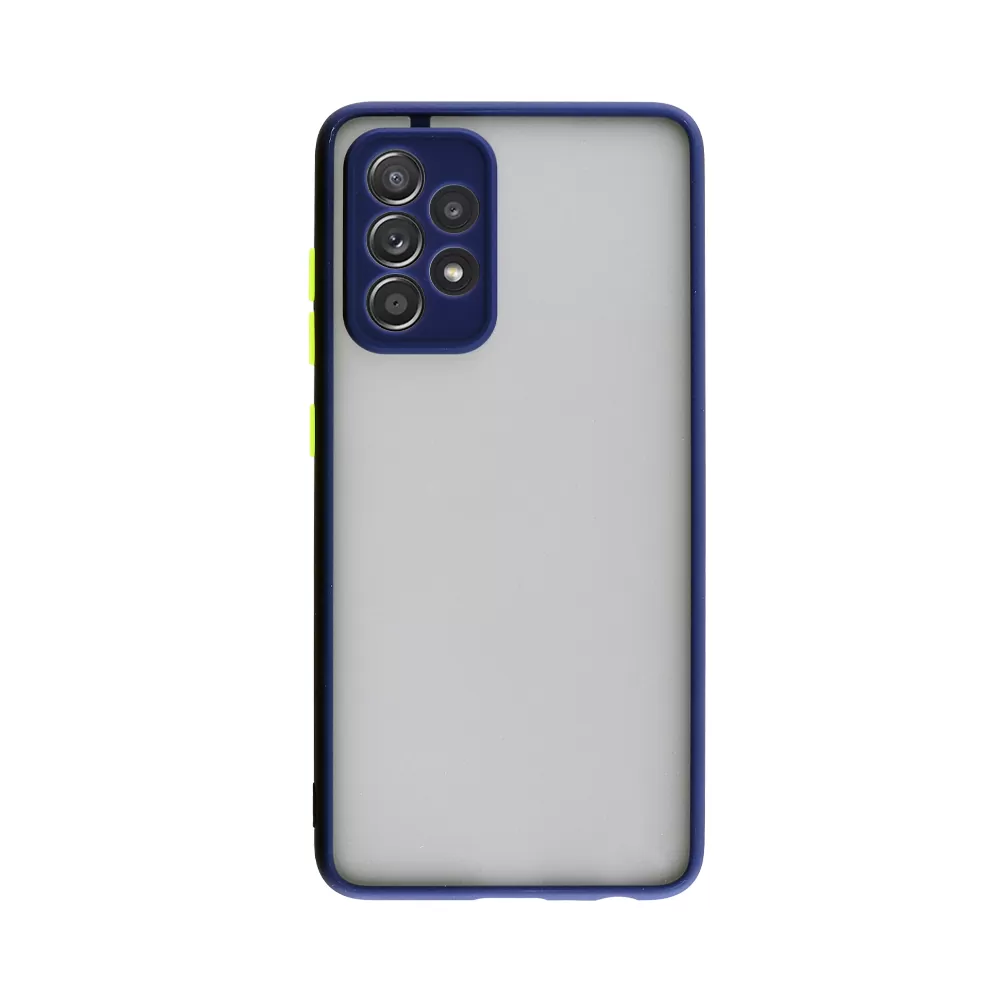 LIME HARDSHELL FUSION ΘΗΚΗ SAMSUNG A52S/A52 A525/A526/A528 6.5in  FULL CAMERA PROTECTION BLUE WITH YELLOW KEYS - Image 7