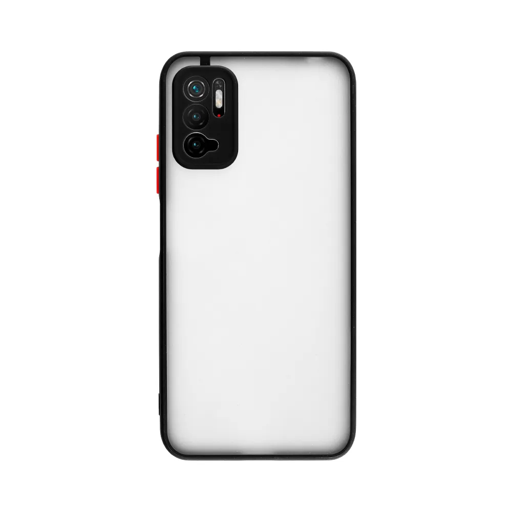 LIME HARDSHELL FUSION ΘΗΚΗ XIAOMI POCO M3 PRO 4G/POCO M3 PRO 5G 6.5in  FULL CAMERA PROTECTION BLACK WITH RED KEYS - Image 7