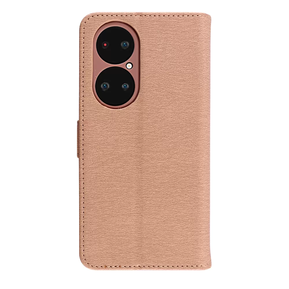 VOLTE-TEL ALLURE ΘΗΚΗ HUAWEI P50 6.5in  MAGNET BOOK STAND CLIP GOLD - Image 5