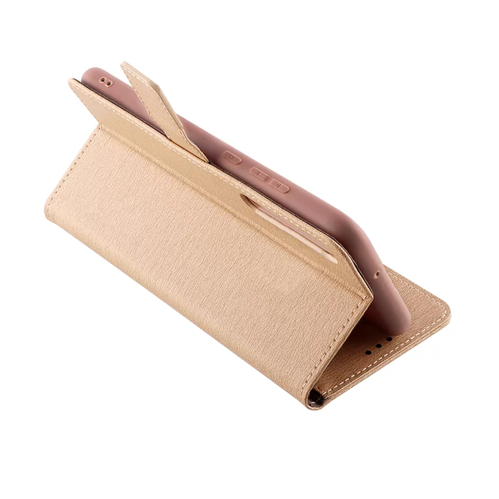 VOLTE-TEL ALLURE ΘΗΚΗ HUAWEI P50 6.5in  MAGNET BOOK STAND CLIP GOLD - Image 4