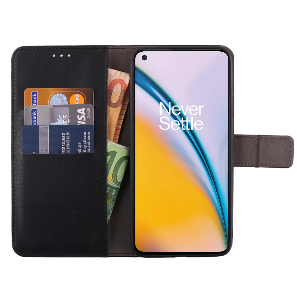 VOLTE-TEL ALLURE ΘΗΚΗ ONEPLUS NORD 2 5G 6.43in  MAGNET BOOK STAND CLIP BLACK - Image 3
