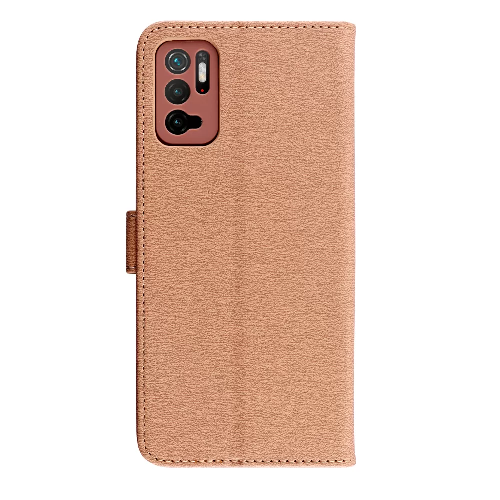 VOLTE-TEL ALLURE ΘΗΚΗ XIAOMI POCO M3 PRO 4G/POCO M3 PRO 5G 6.5in  MAGNET BOOK STAND CLIP GOLD - Image 7