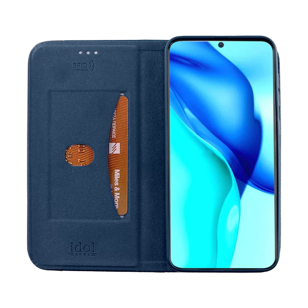 IDOL 1991 ELITE ΘΗΚΗ HUAWEI P50 6.5in  ANTI-RFID BOOK STAND BLUE - Image 6