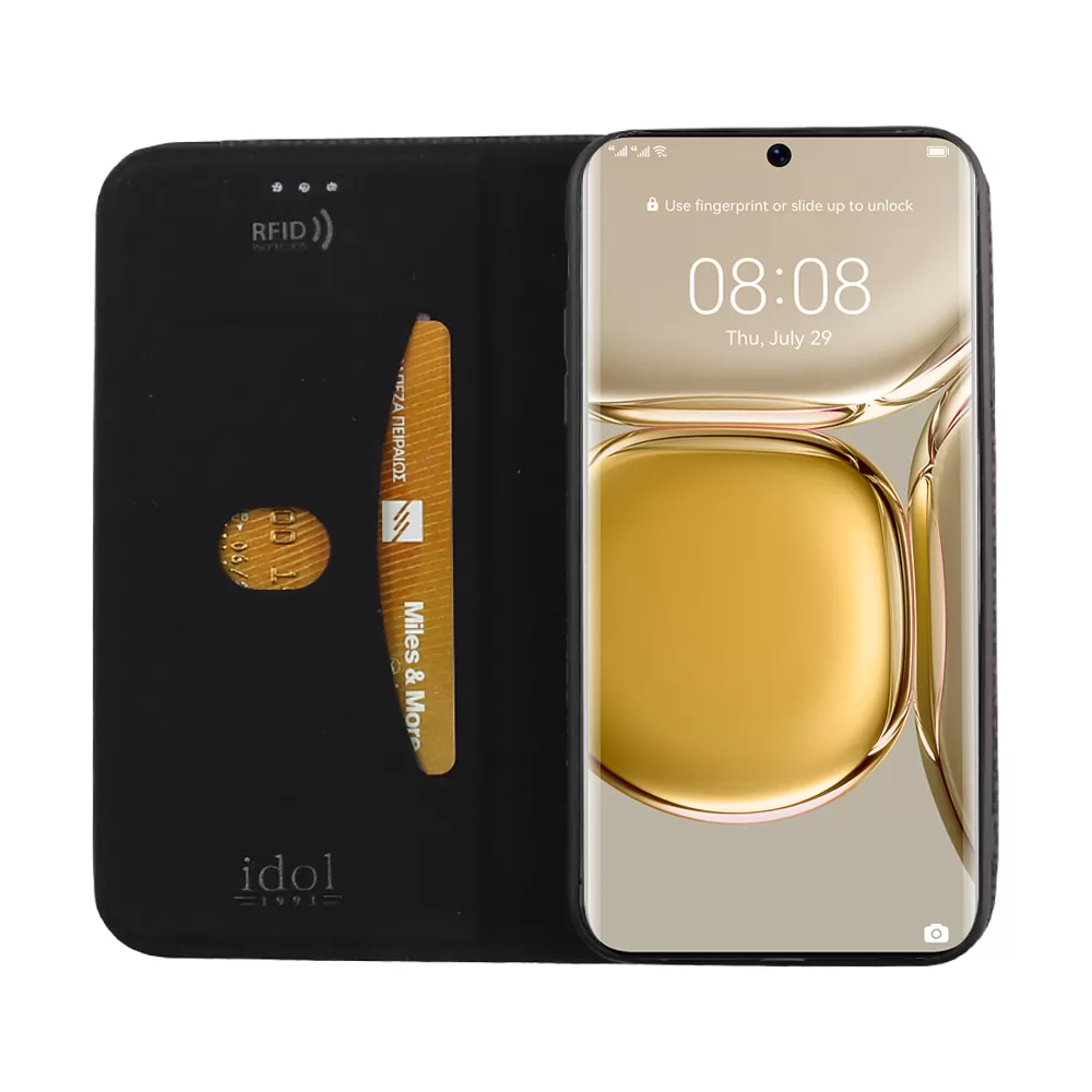 IDOL 1991 ELITE ΘΗΚΗ HUAWEI P50 PRO 6.6in  ANTI-RFID BOOK STAND BLACK - Image 6