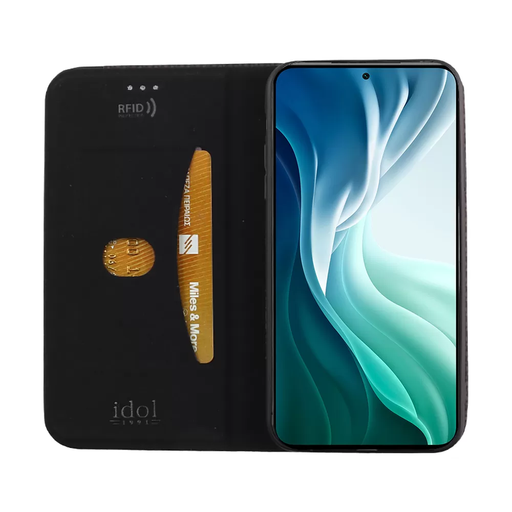 IDOL 1991 ELITE ΘΗΚΗ XIAOMI MI 11i 6.67in  ANTI-RFID BOOK STAND BLACK - Image 6