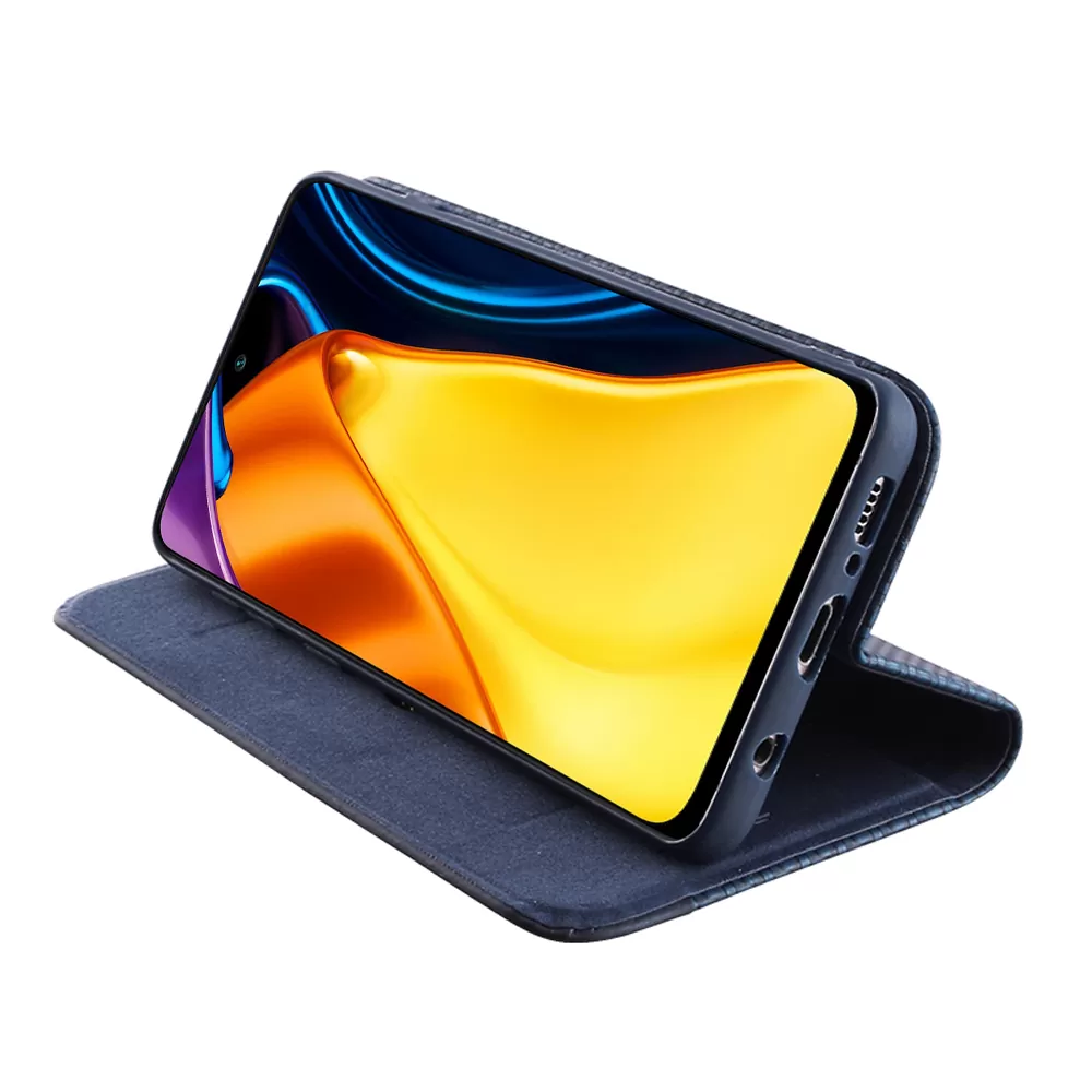 IDOL 1991 ELITE ΘΗΚΗ XIAOMI POCO M3 PRO 4G/POCO M3 PRO 5G 6.5in  ANTI-RFID BOOK STAND BLUE - Image 4