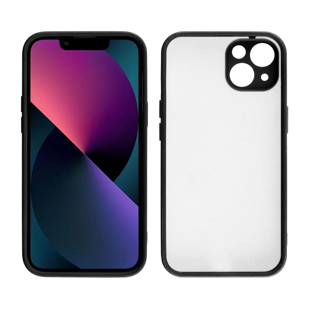 LIME HARDSHELL FUSION ΘΗΚΗ IPHONE 13 MINI 5.4in  FULL CAMERA PROTECTION BLACK WITH BLACK KEYS - Image 6