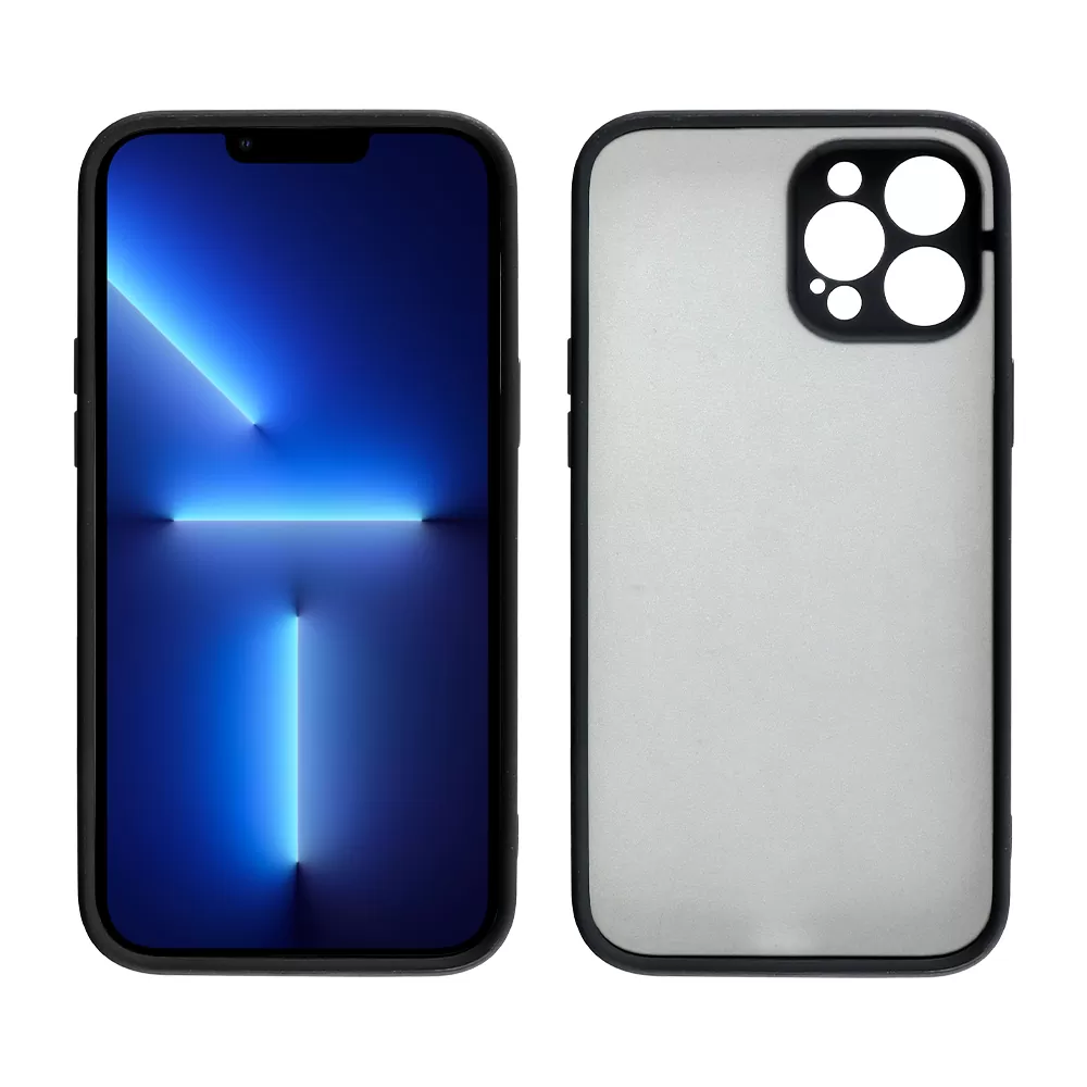 LIME HARDSHELL FUSION ΘΗΚΗ IPHONE 13 PRO 6.1in  FULL CAMERA PROTECTION BLACK WITH BLACK KEYS - Image 6