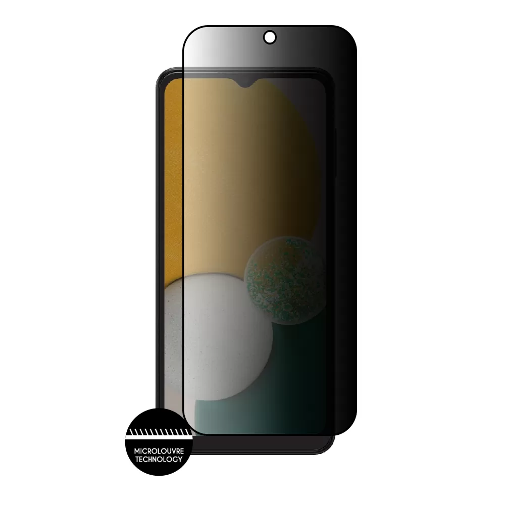 IDOL 1991 PRIVACY ANTISPY TEMPERED GLASS SAMSUNG A13 5G A136U 5G 6.5in 9H 0.25mm SEMI CURVED FULL GLUE BLACK - Image 7