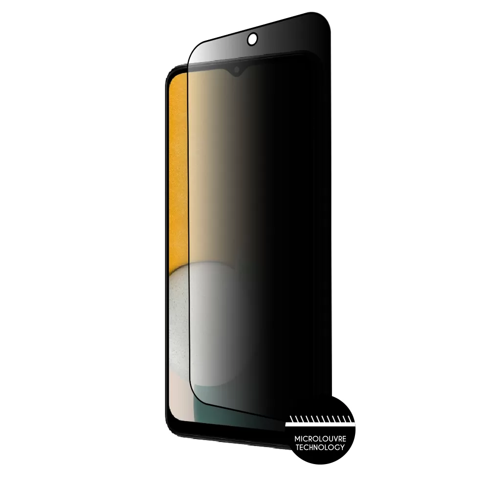 IDOL 1991 PRIVACY ANTISPY TEMPERED GLASS SAMSUNG A13 5G A136U 5G 6.5in 9H 0.25mm SEMI CURVED FULL GLUE BLACK - Image 6