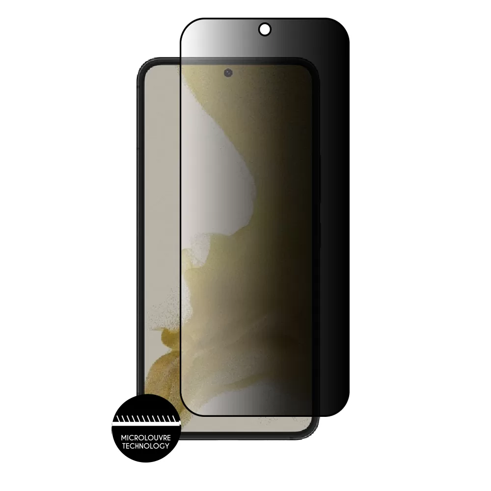 IDOL 1991 PRIVACY ANTISPY TEMPERED GLASS SAMSUNG S22 PLUS 5G 6.6in 9H 0.25mm SEMI CURVED FULL GLUE BLACK - Image 7