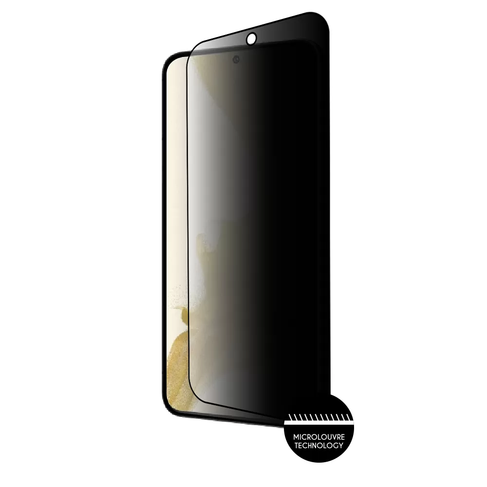 IDOL 1991 PRIVACY ANTISPY TEMPERED GLASS SAMSUNG S22 PLUS 5G 6.6in 9H 0.25mm SEMI CURVED FULL GLUE BLACK - Image 6
