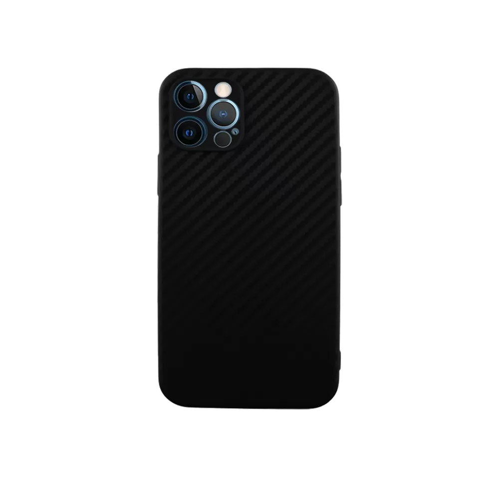 VOLTE-TEL CARBON ΘΗΚΗ IPHONE 12 PRO 6.1in  CAMERA PROTECTIVE BLACK - Image 5