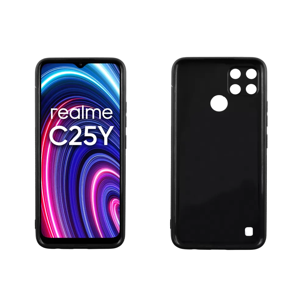 VOLTE-TEL CARBON ΘΗΚΗ REALME C21Y/C25Y 6.5in  CAMERA PROTECTIVE BLACK - Image 4
