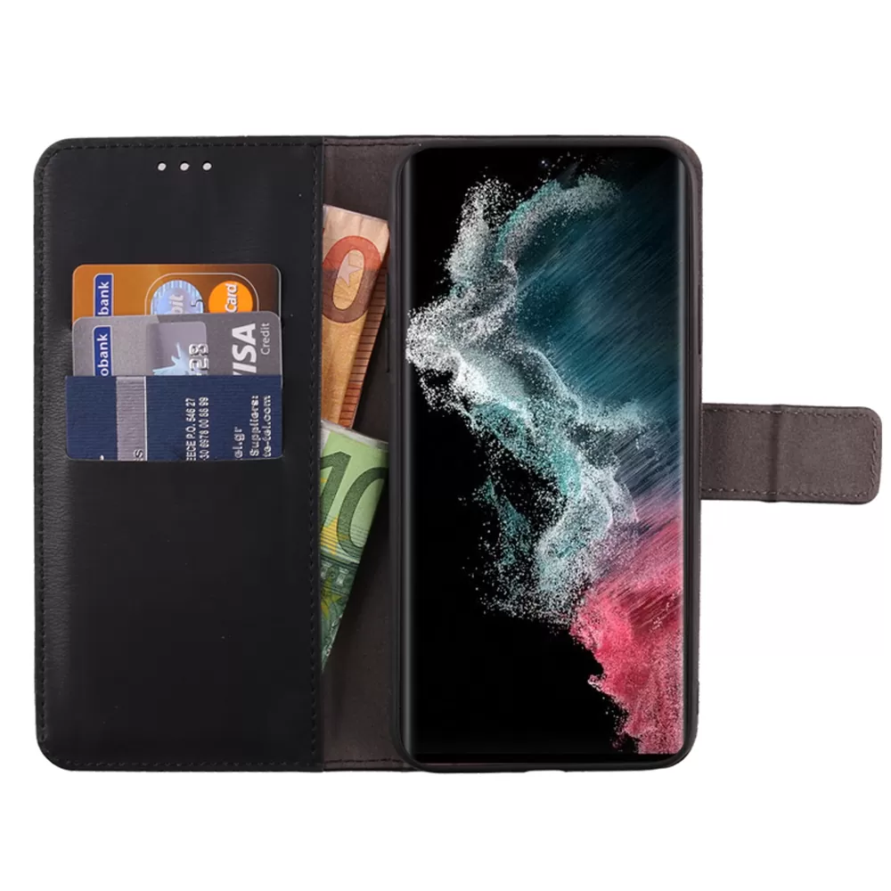 VOLTE-TEL ALLURE ΘΗΚΗ SAMSUNG S22 ULTRA 5G S908 6.8in  MAGNET BOOK STAND CLIP BLACK - Image 5