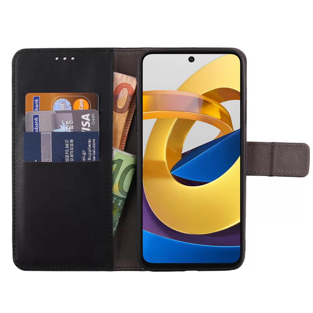 VOLTE-TEL ALLURE ΘΗΚΗ XIAOMI POCO M4 PRO 5G/REDMI NOTE 11T 5G 6.6in  MAGNET BOOK STAND CLIP BLACK - Image 5