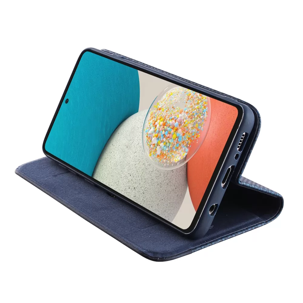 IDOL 1991 ELITE ΘΗΚΗ SAMSUNG A53 5G A536 6.5in  ANTI-RFID BOOK STAND BLUE - Image 4