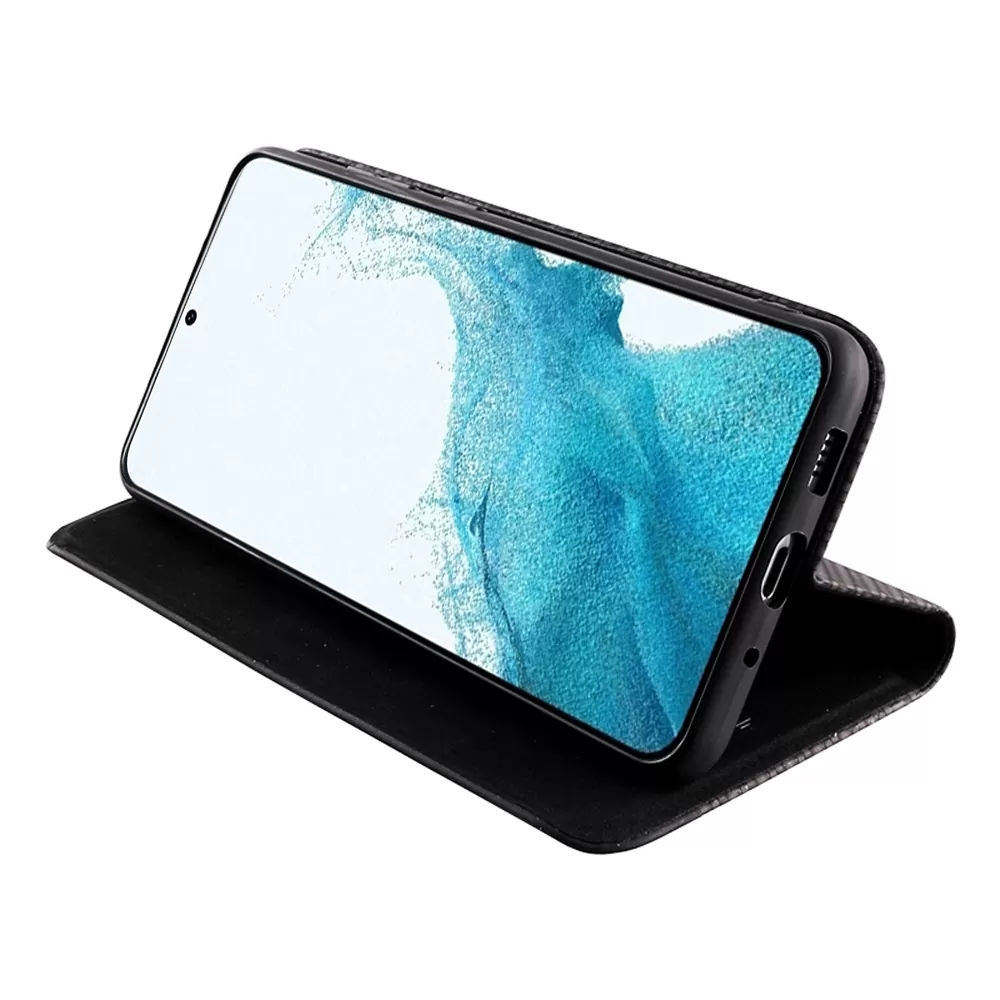 IDOL 1991 ELITE ΘΗΚΗ SAMSUNG S22 5G S901 6.1in  ANTI-RFID BOOK STAND BLACK - Image 4