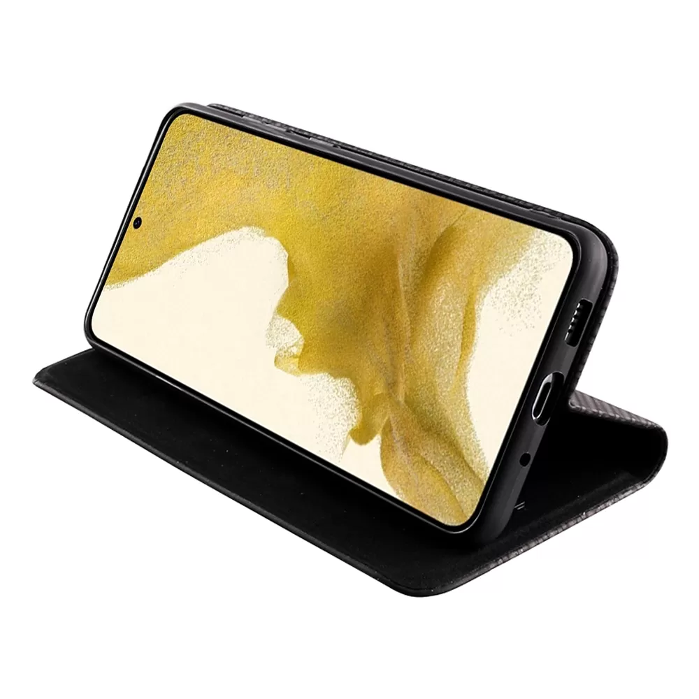 IDOL 1991 ELITE ΘΗΚΗ SAMSUNG S22 PLUS 5G S906 6.55in  ANTI-RFID BOOK STAND BLACK - Image 4