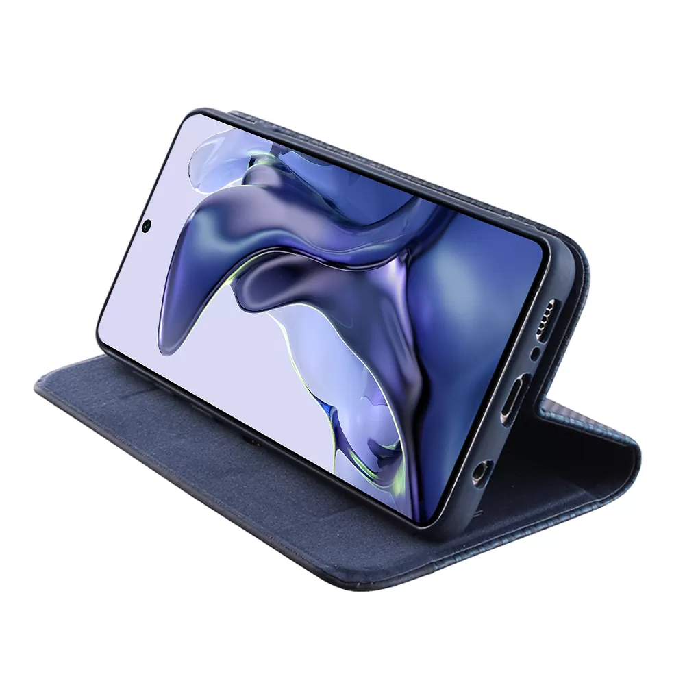 IDOL 1991 ELITE ΘΗΚΗ XIAOMI 11T/11T PRO 6.67in  ANTI-RFID BOOK STAND BLUE - Image 4