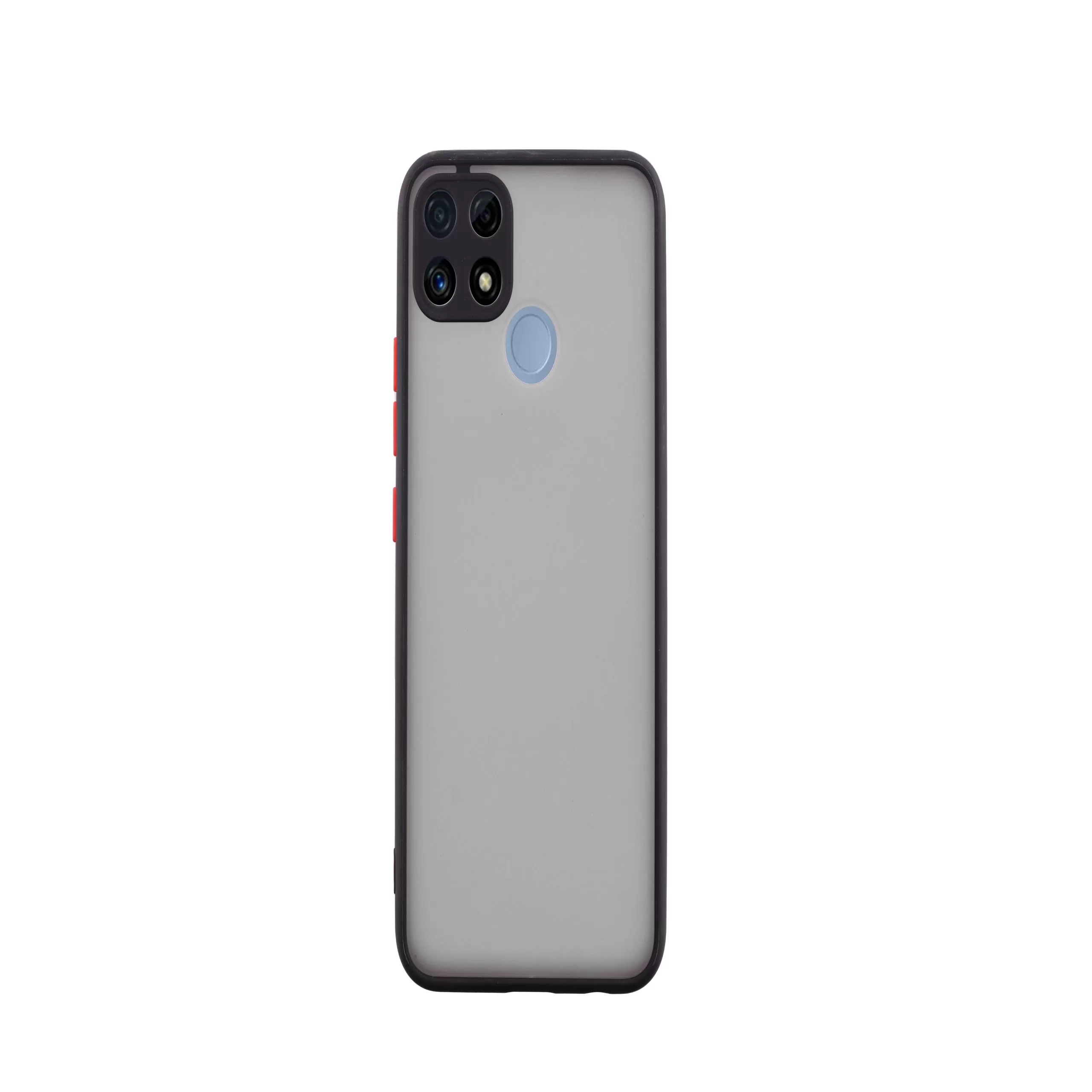 LIME HARDSHELL FUSION ΘΗΚΗ REALME C25/C25S 6.5in  FULL CAMERA PROTECTION BLACK WITH RED KEYS - Image 7