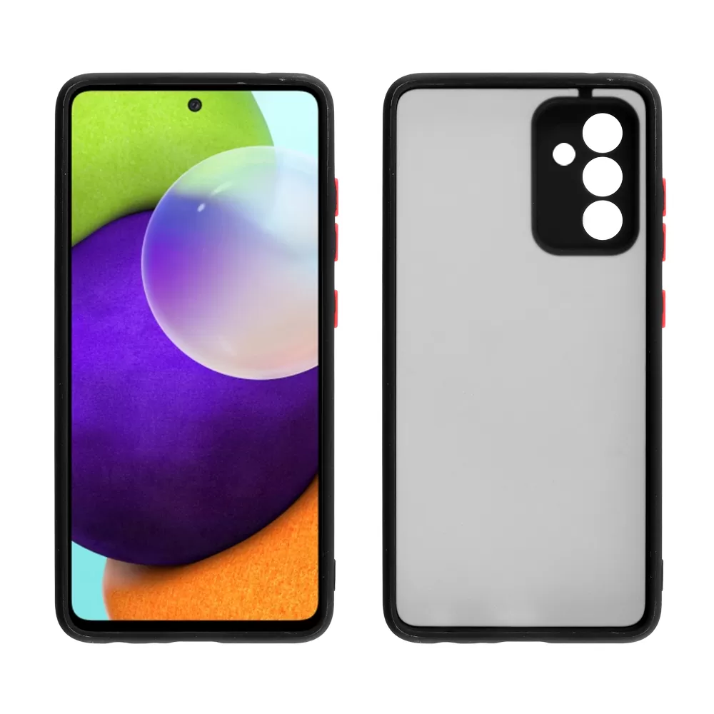 LIME HARDSHELL FUSION ΘΗΚΗ SAMSUNG A04s A047/A13 5G A136U 6.5in  FULL CAMERA PROTECTION BLACK WITH RED KEYS - Image 6
