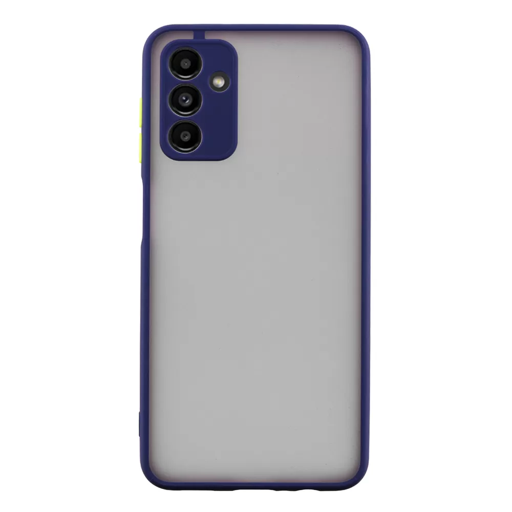 LIME HARDSHELL FUSION ΘΗΚΗ SAMSUNG A04s A047/A13 5G A136U 6.5in  FULL CAMERA PROTECTION BLUE WITH YELLOW KEYS - Image 7