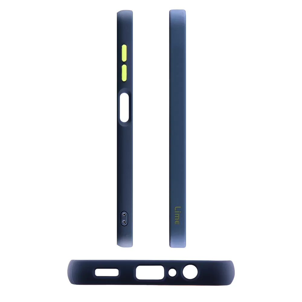 LIME HARDSHELL FUSION ΘΗΚΗ SAMSUNG A04s A047/A13 5G A136U 6.5in  FULL CAMERA PROTECTION BLUE WITH YELLOW KEYS - Image 3