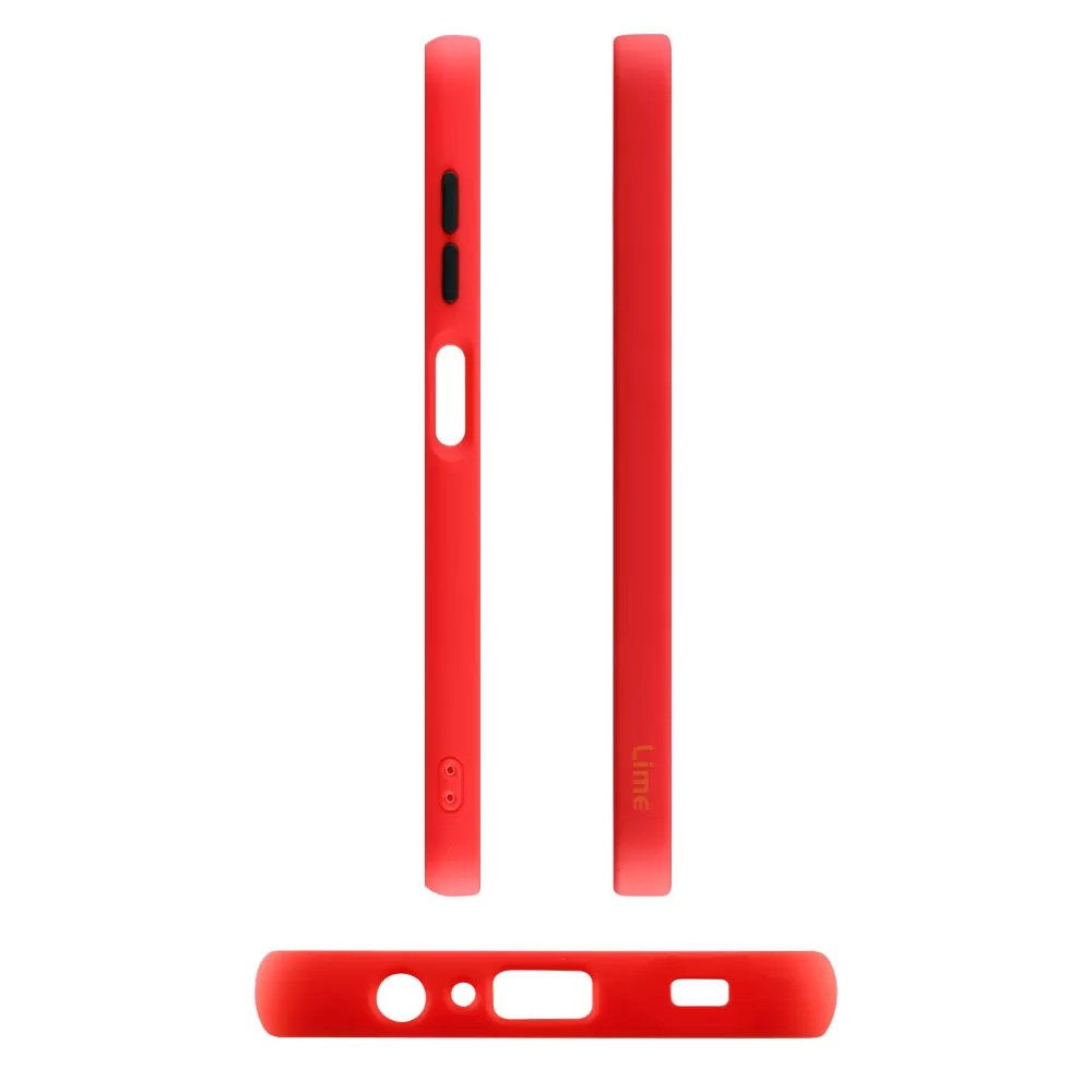 LIME HARDSHELL FUSION ΘΗΚΗ SAMSUNG A04s A047/A13 5G A136U 6.5in  FULL CAMERA PROTECTION RED WITH BLACK KEYS - Image 3