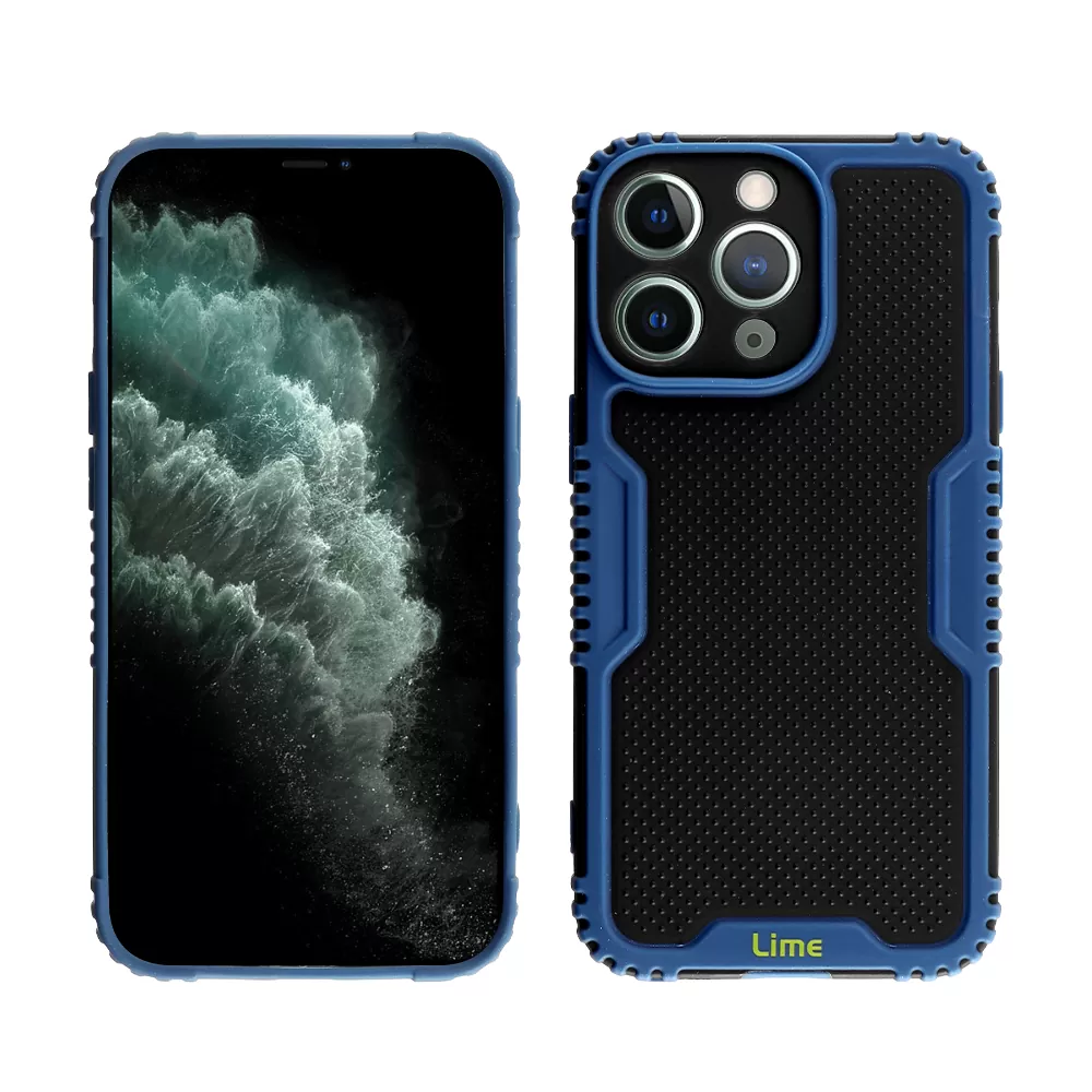 LIME ARMADILLO ΘΗΚΗ IPHONE 11 PRO 5.8in  FULL CAMERA PROTECTION BLUE - Image 4