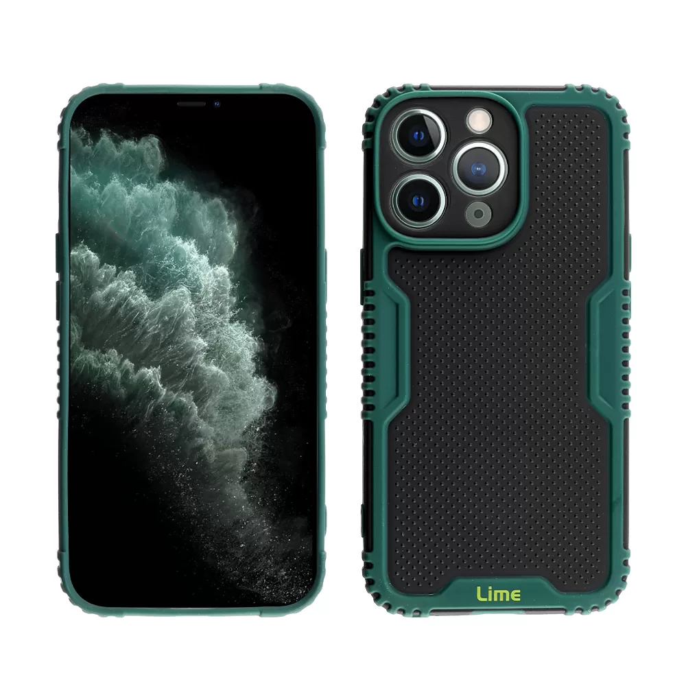 LIME ARMADILLO ΘΗΚΗ IPHONE 11 PRO 5.8in  FULL CAMERA PROTECTION GREEN - Image 4