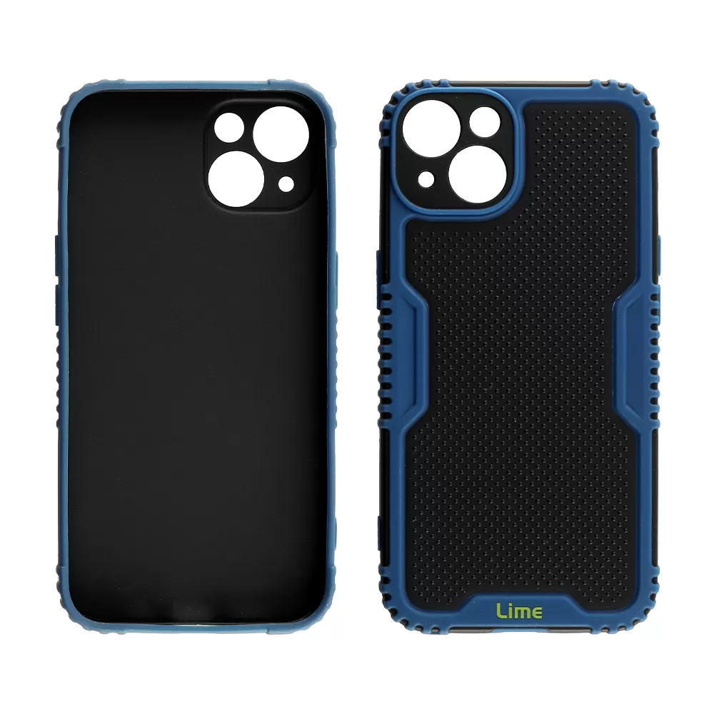 LIME ARMADILLO ΘΗΚΗ IPHONE 13 MINI 5.4in  FULL CAMERA PROTECTION BLUE - Image 5