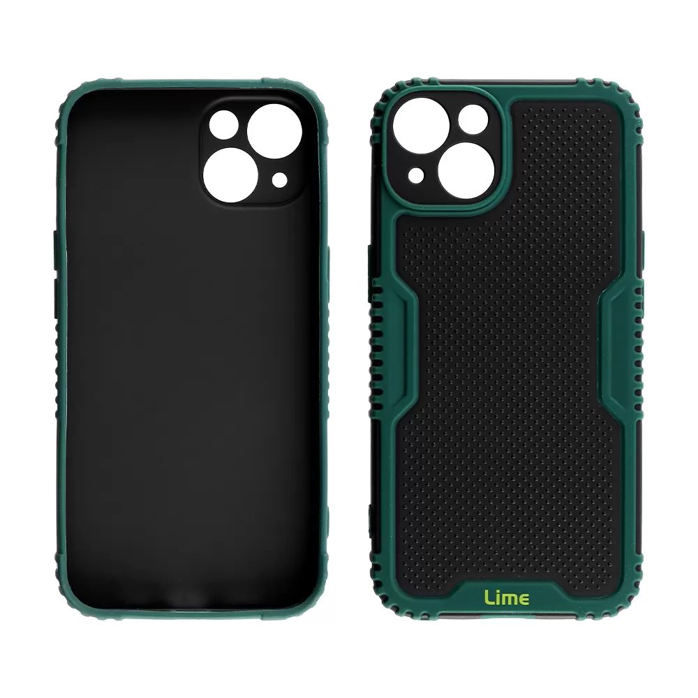 LIME ARMADILLO ΘΗΚΗ IPHONE 13 MINI 5.4in  FULL CAMERA PROTECTION GREEN - Image 5