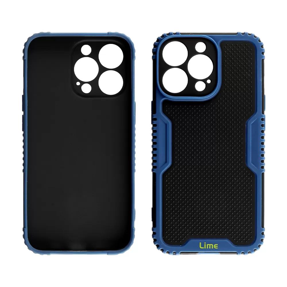 LIME ARMADILLO ΘΗΚΗ IPHONE 13 PRO 6.1in  FULL CAMERA PROTECTION BLUE - Image 5