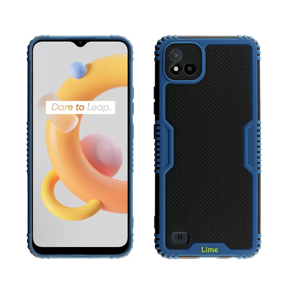 LIME ARMADILLO ΘΗΚΗ REALME C11 2021 6.52in  FULL CAMERA PROTECTION BLUE - Image 4