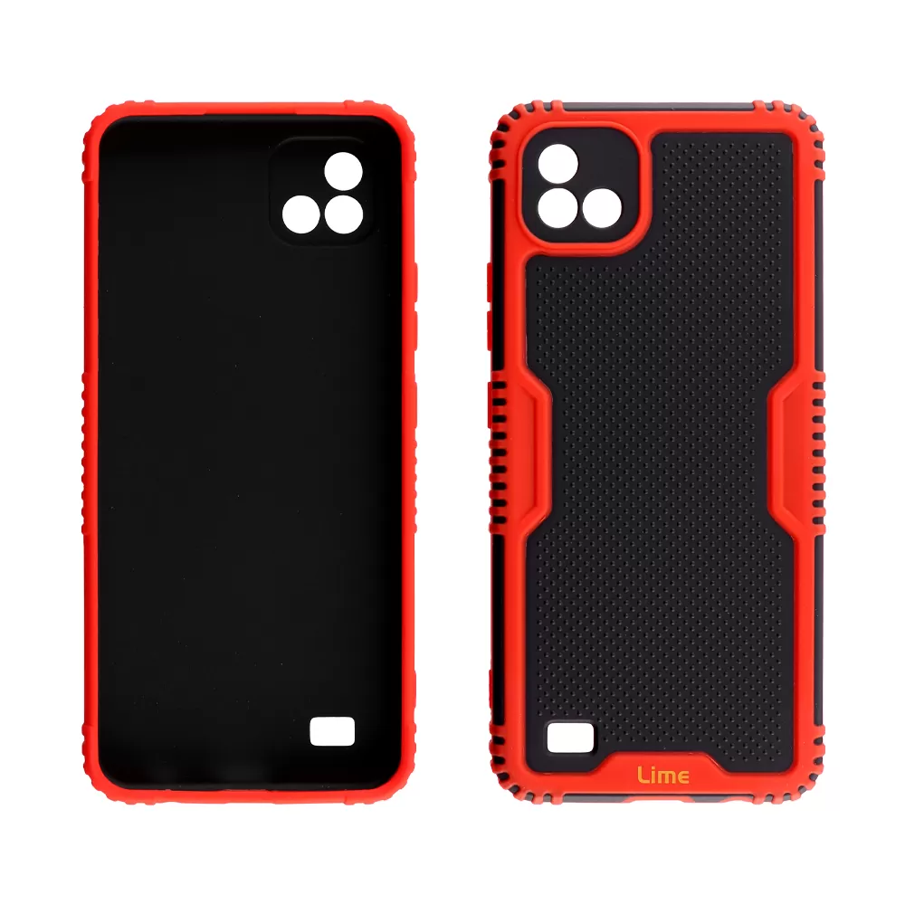 LIME ARMADILLO ΘΗΚΗ REALME C11 2021 6.52in  FULL CAMERA PROTECTION RED - Image 5