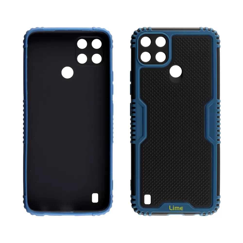 LIME ARMADILLO ΘΗΚΗ REALME C21Y/C25Y 6.5in  FULL CAMERA PROTECTION BLUE - Image 5